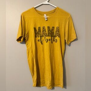 Bella Canvas Mustard Graphic Tee
